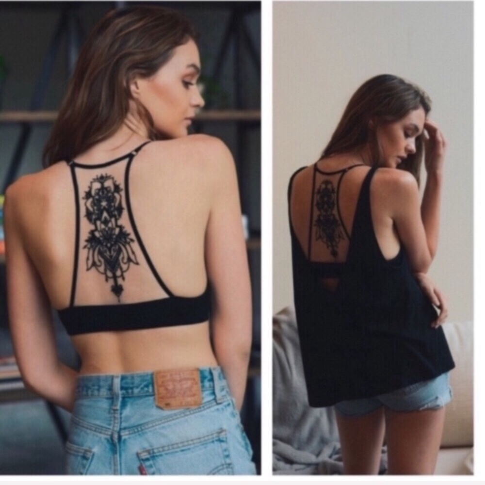 Mesh Tattoo Bralette
